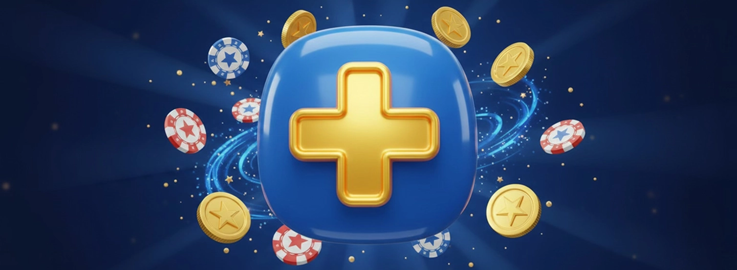 Mostbet | Mostbet zlaté znaménko plus s kasino žetony a mincemi pro bonus k vkladu
